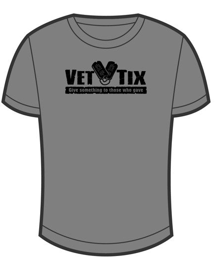 TAGS the DOG - HEATHER HEAVY METAL Vet Tix Short Sleeve T-Shirt