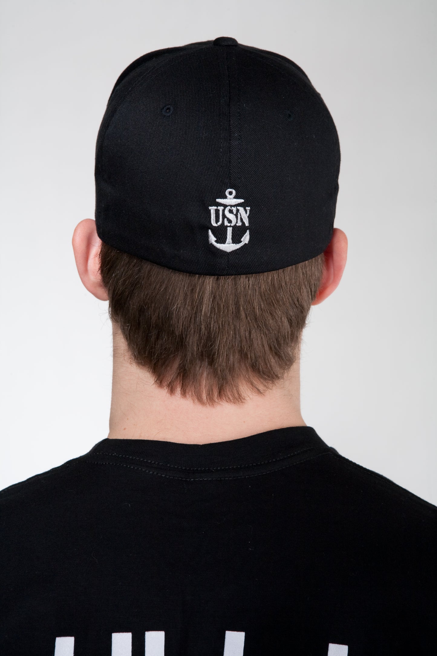 Vet Tix Cap - Black - Navy (on back)